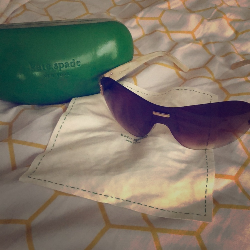 Kate Spade Rimless Aviator Sunglasses